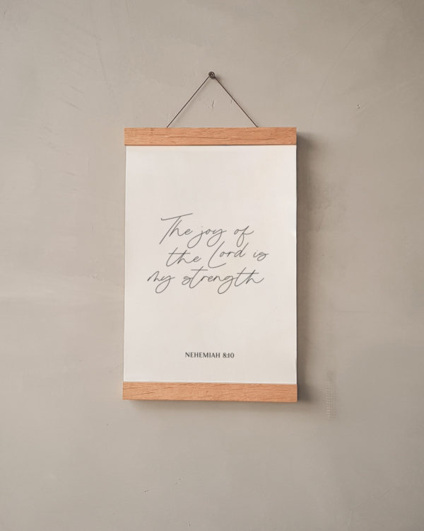 The Joy of the Lord is my strength | Nehemiah 8:10 | Digital Download - Image 6